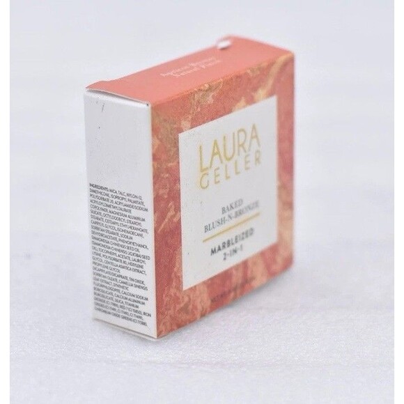 LAURA GELLER Baked Blush-N-Bronze Marbelized 2-in-1 - APRICOT BRONZE - NIB - Picture 3 of 4